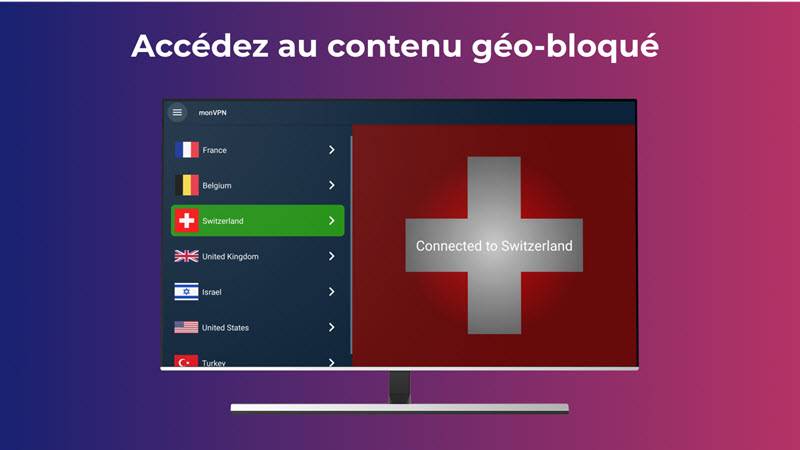 Sélection du serveur VPN sur Firestick